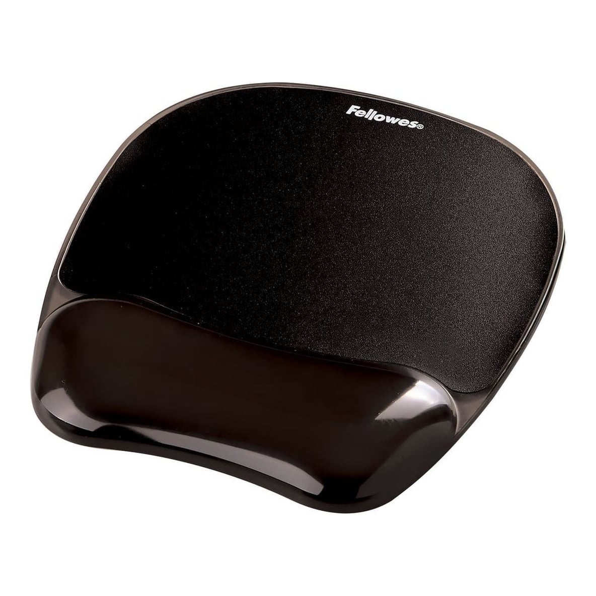 Mouse Pad Si Suport Incheieturi Negru Gel Crystal Fellowes