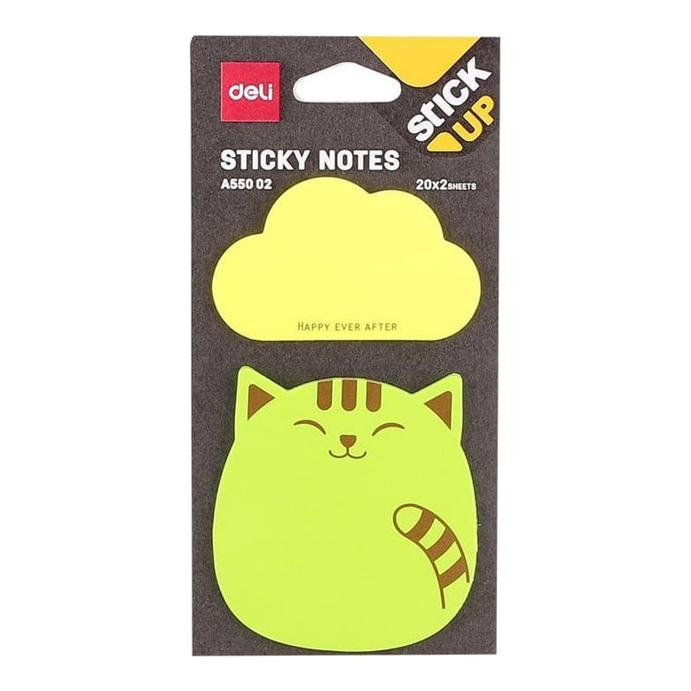 Notes Adeziv Animale 76*76MM 2*20 File Deli