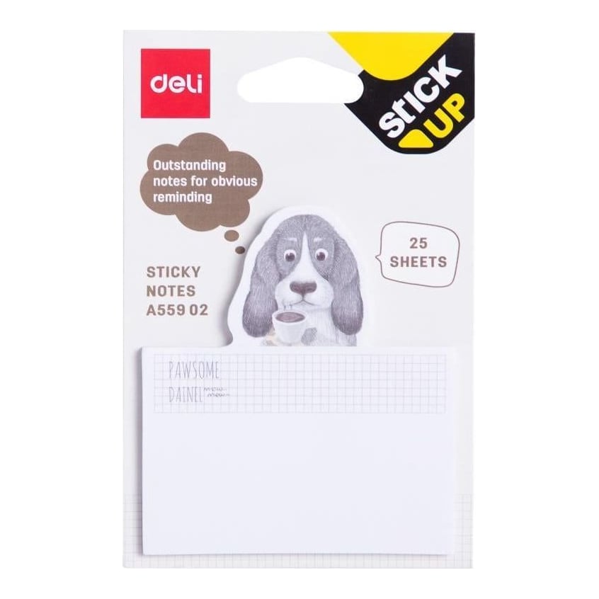 Notes Adeziv Pisici/Catei 75*84MM 25 File Deli