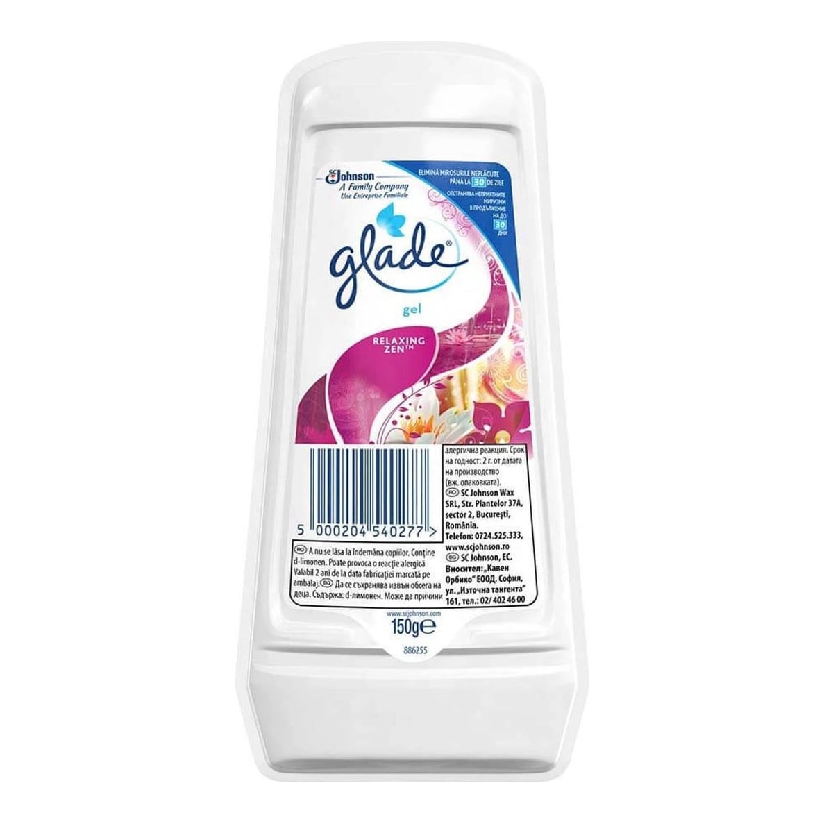 Odorizant Camera Gel 150G Glade