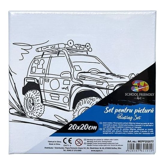Panza Predesenata Pe Sasiu 20*20CM 4X4 Sf Art Pigna