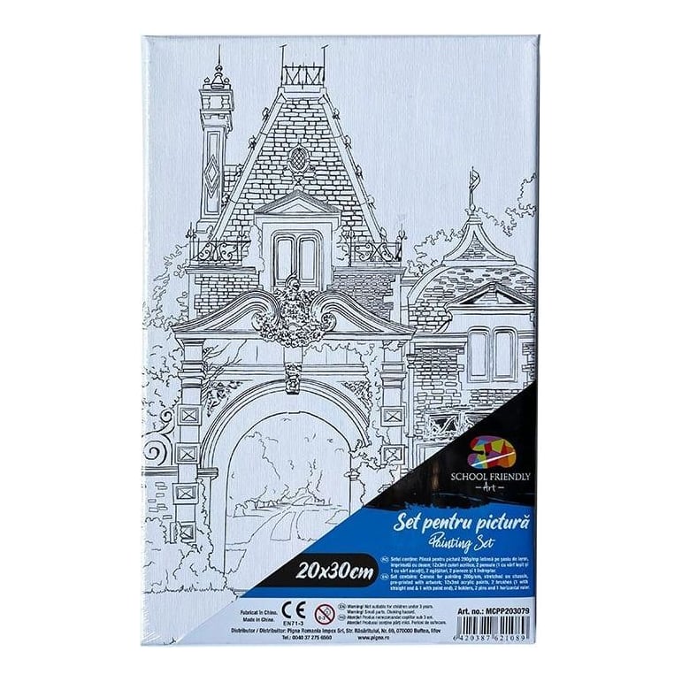 Panza Predesenata Pe Sasiu 20*30CM Castel Sf Art Pigna