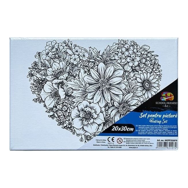 Panza Predesenata Pe Sasiu 20*30CM Flori Sf Art Pigna