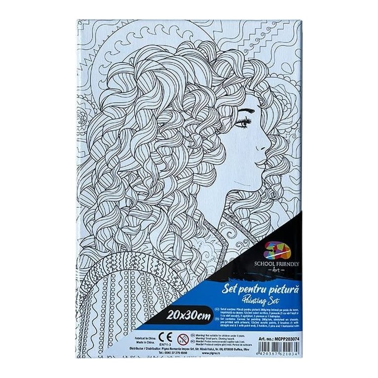 Panza Predesenata Pe Sasiu 20*30CM Mandale Fata Sf Art Pigna