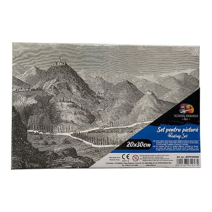 Panza Predesenata Pe Sasiu 20 X 30 Cm Peisaj 2 Sf Art Pigna
