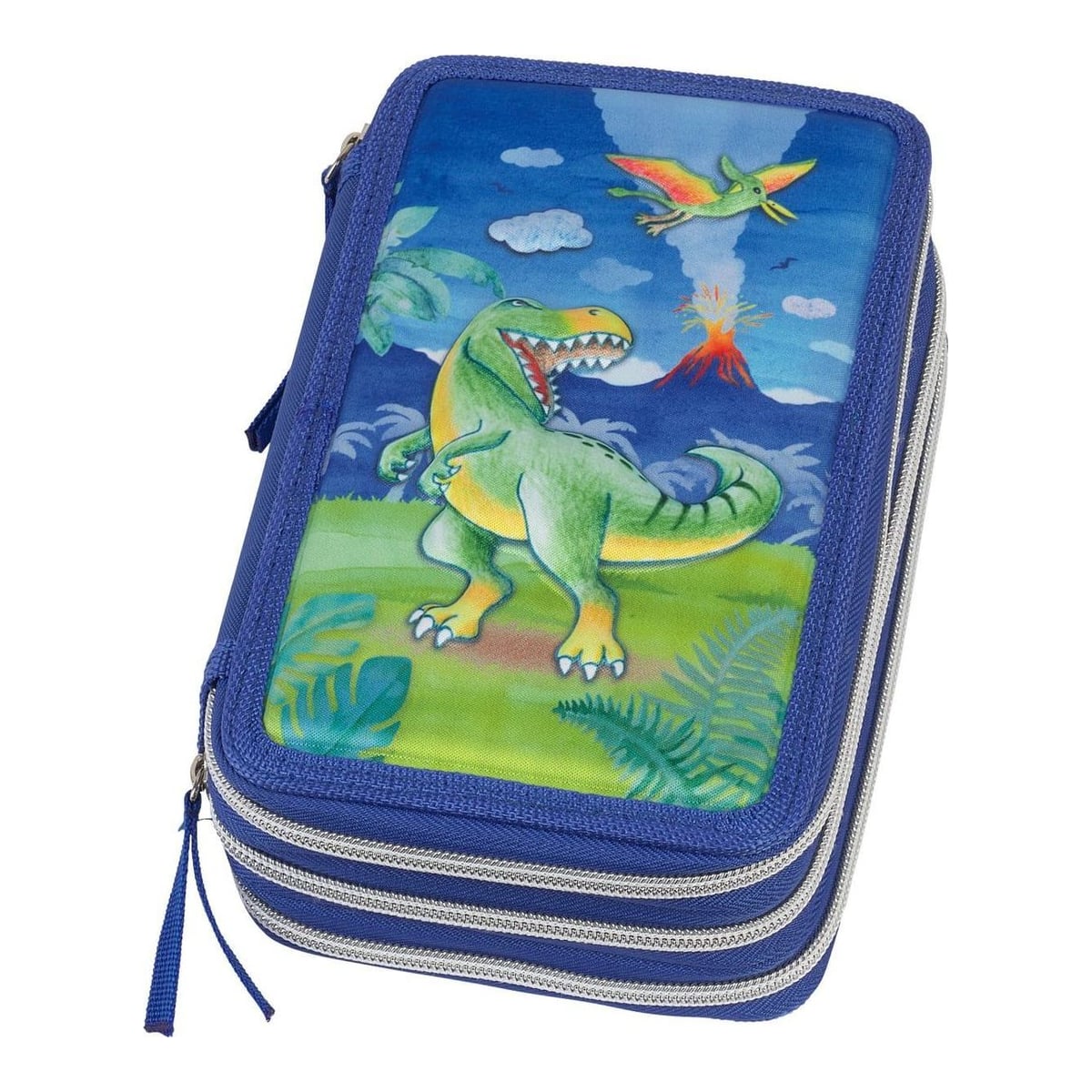 Penar Echipat 44 Piese 3 Fermoare Dinozaur Faber-castell