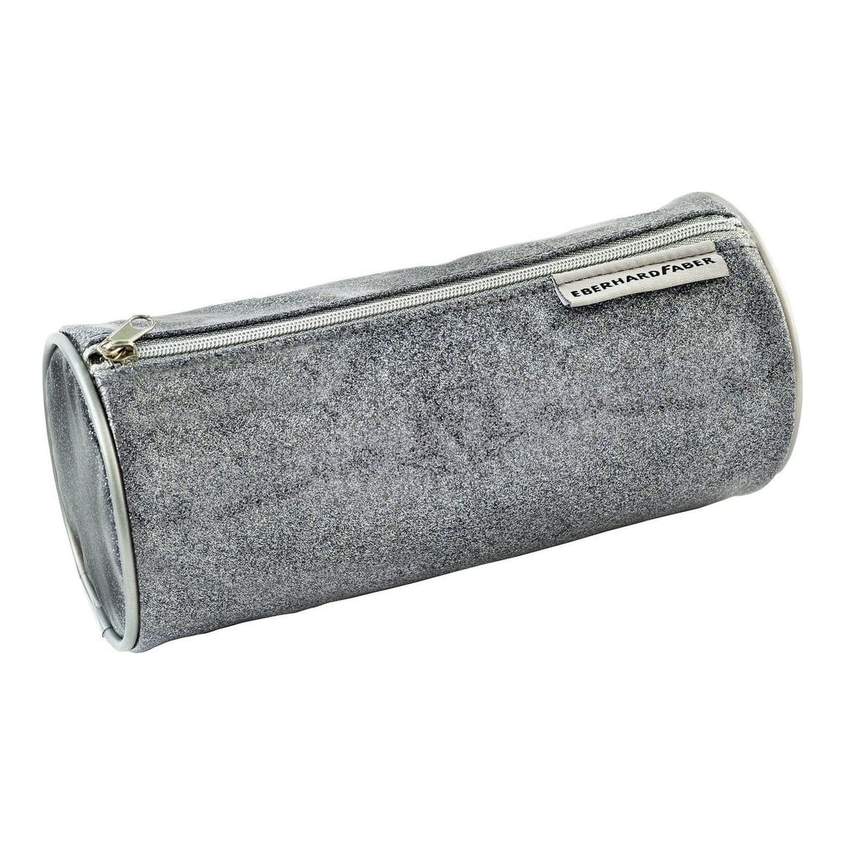 Penar Etui Tubular Jumbo Glitter Gri Eberhard Faber