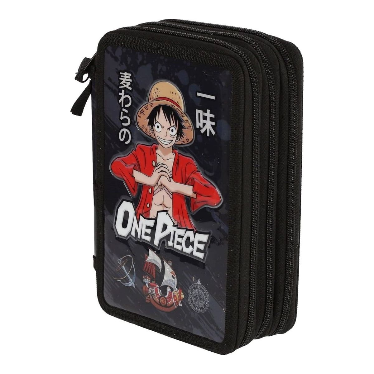 Penar Neechipat 3 Fermoare One Piece Negru Pigna