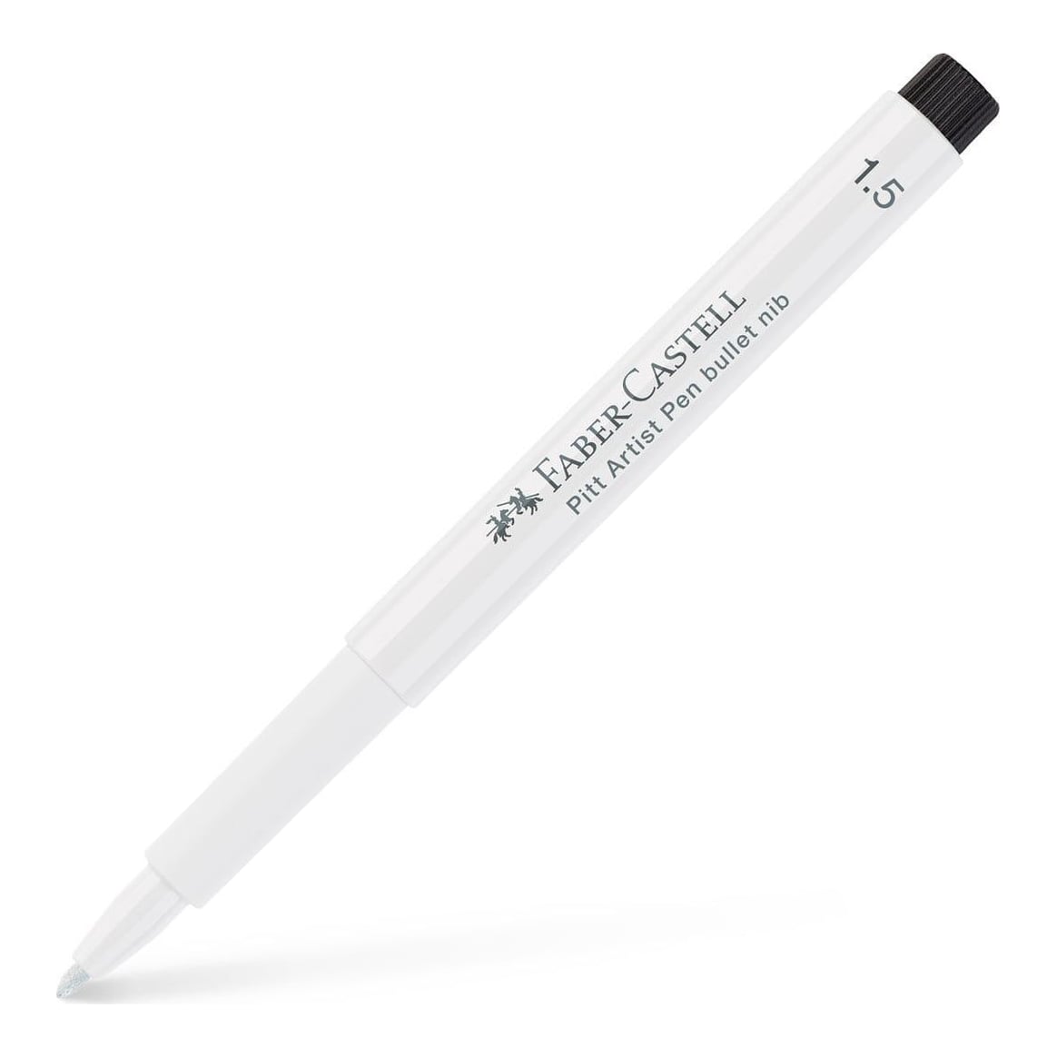 Pitt Artist Pen Caligrafic 1.5 Alb Faber-castell