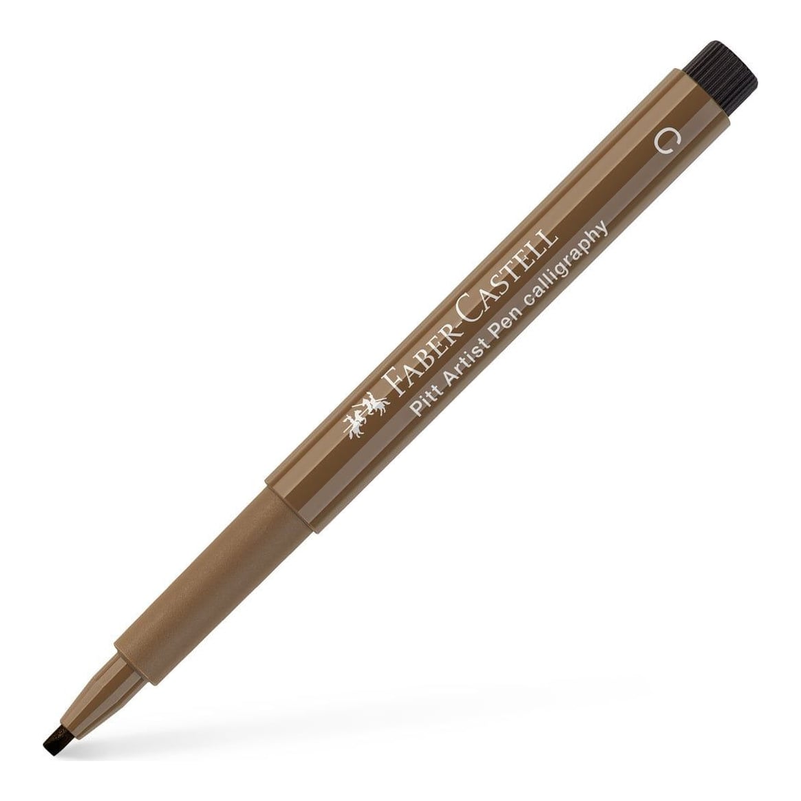 Pitt Artist Pen Caligrafic Maro Nougat Faber-castell
