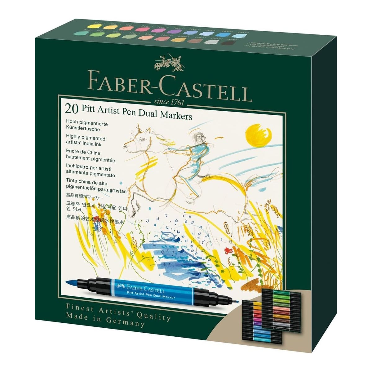 Pitt Artist Pen Dual Marker Set 20 Buc Faber-castell
