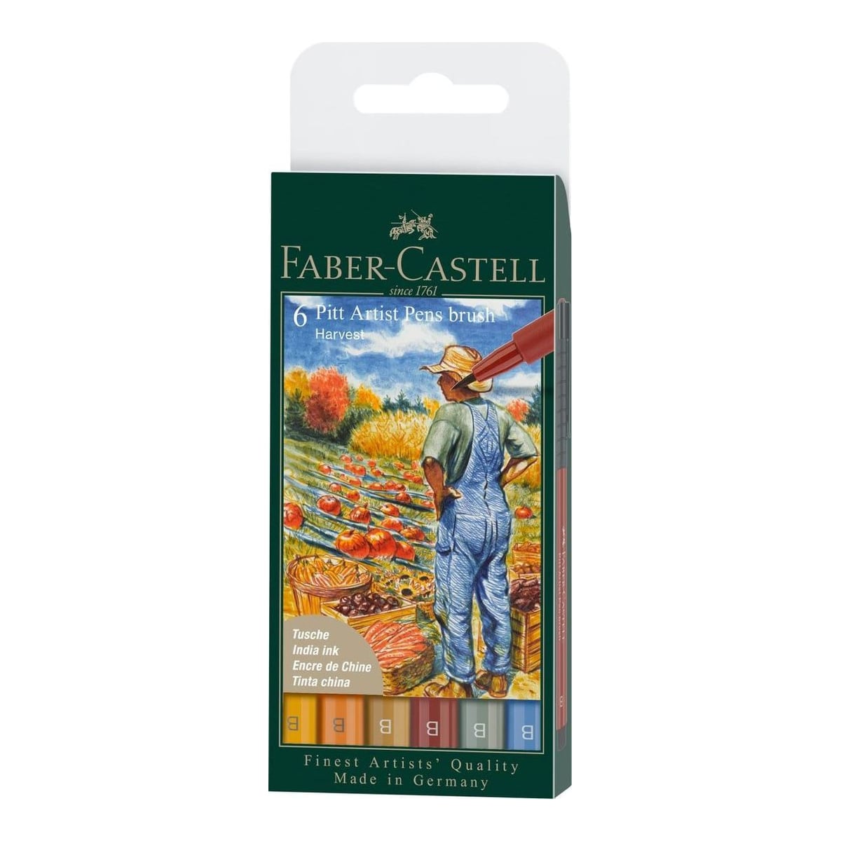 Pitt Artist Pen Set 6 Buc Culori Toamna 2022 Faber-castell