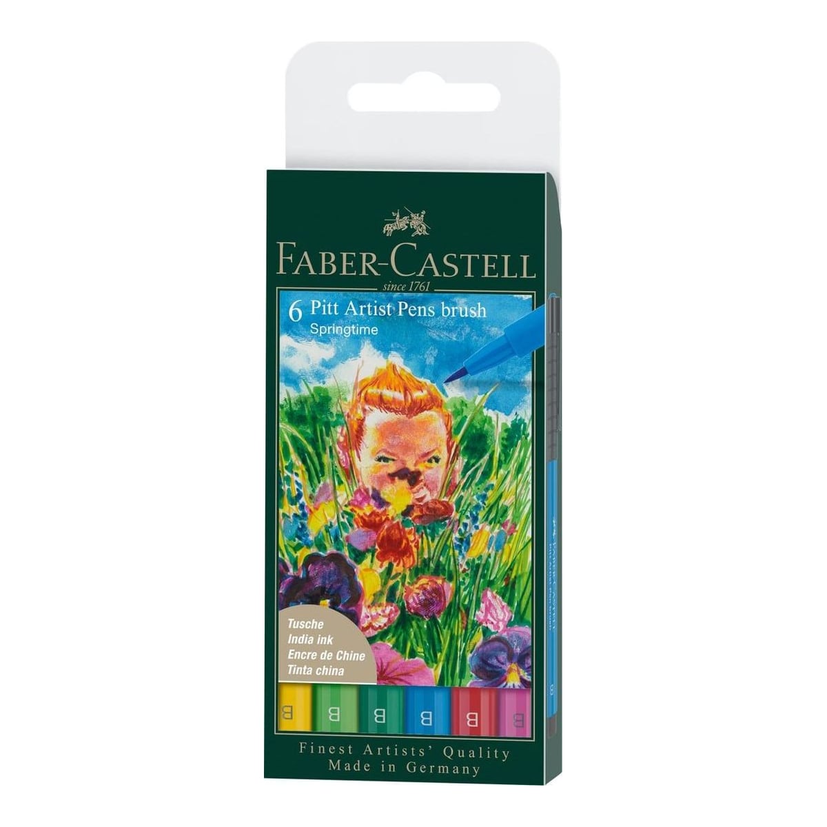Pitt Artist Pen Set 6 Buc Culori Primavara 2022 Faber-castell