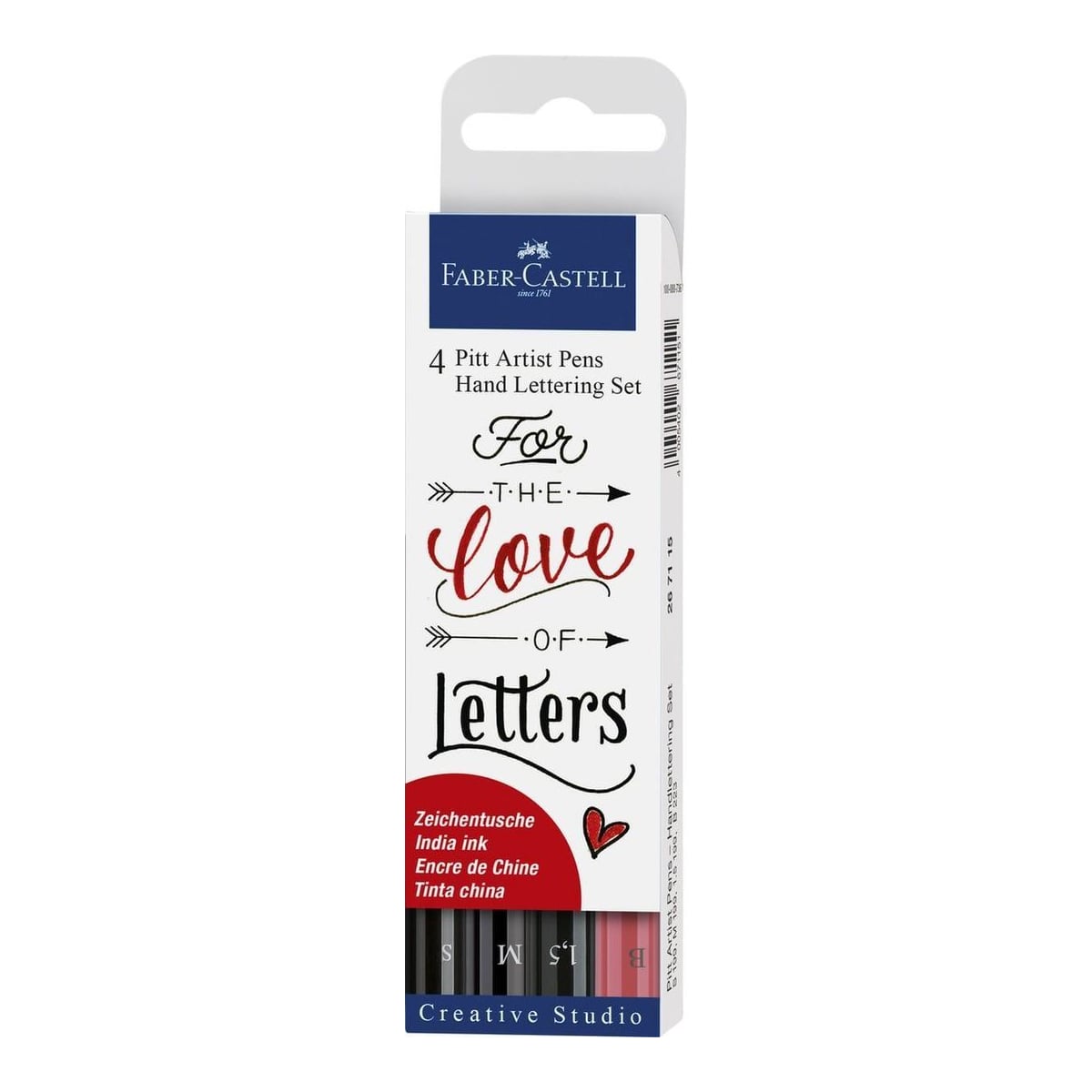Pitt Artist Pen Set Caligrafic 4 Buc Faber-castell