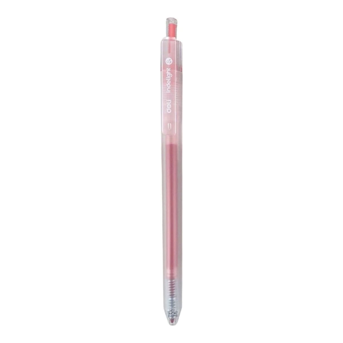 Pix Cu Gel Cu Mecanism 0.5MM Roz-rosu Deli