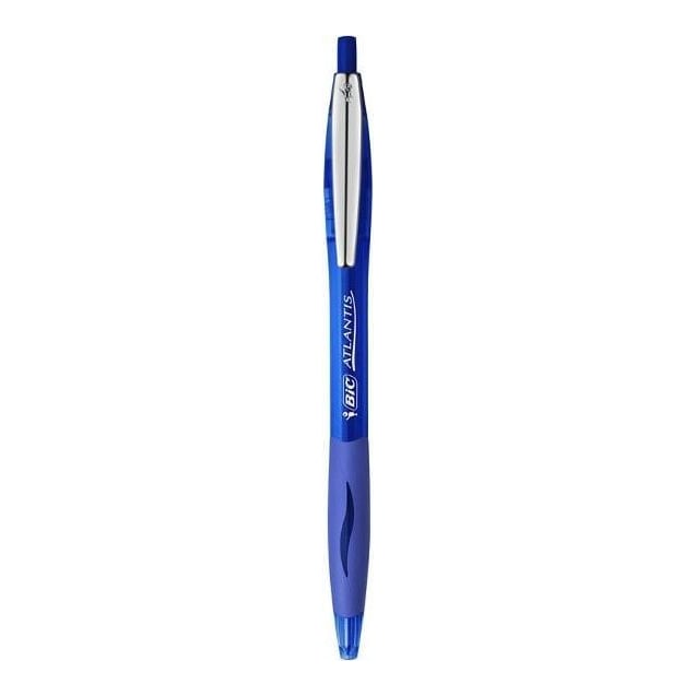 Pix Cu Mecanism Albastru Atlantis Clic Soft Bic