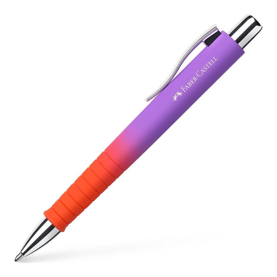 Pix Cu Mecanism Flow Violet-portocaliu Poly Ball Xb Faber-castell