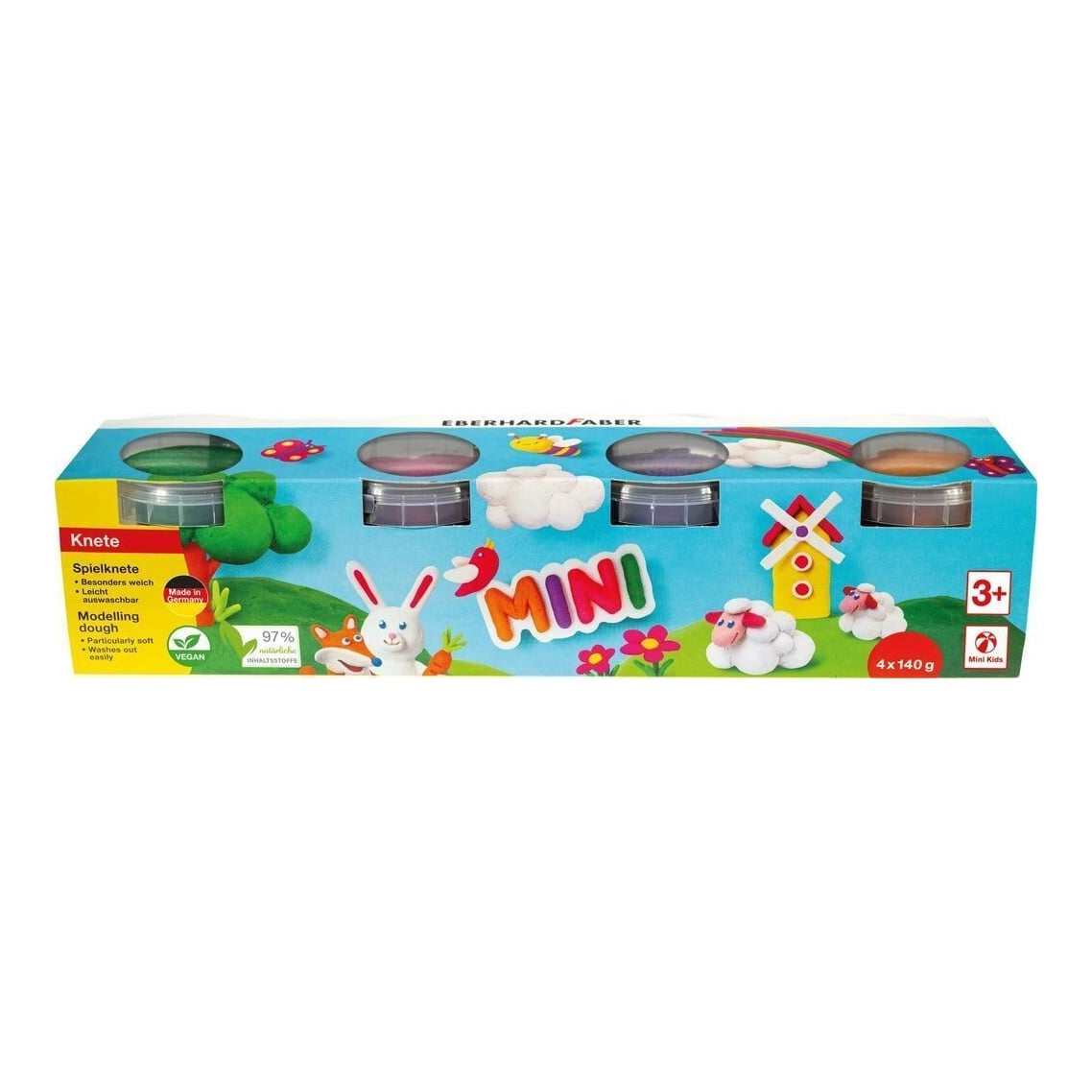 Plastilina Modelaj 4CULORI Speciale X 140G Eberhard Faber