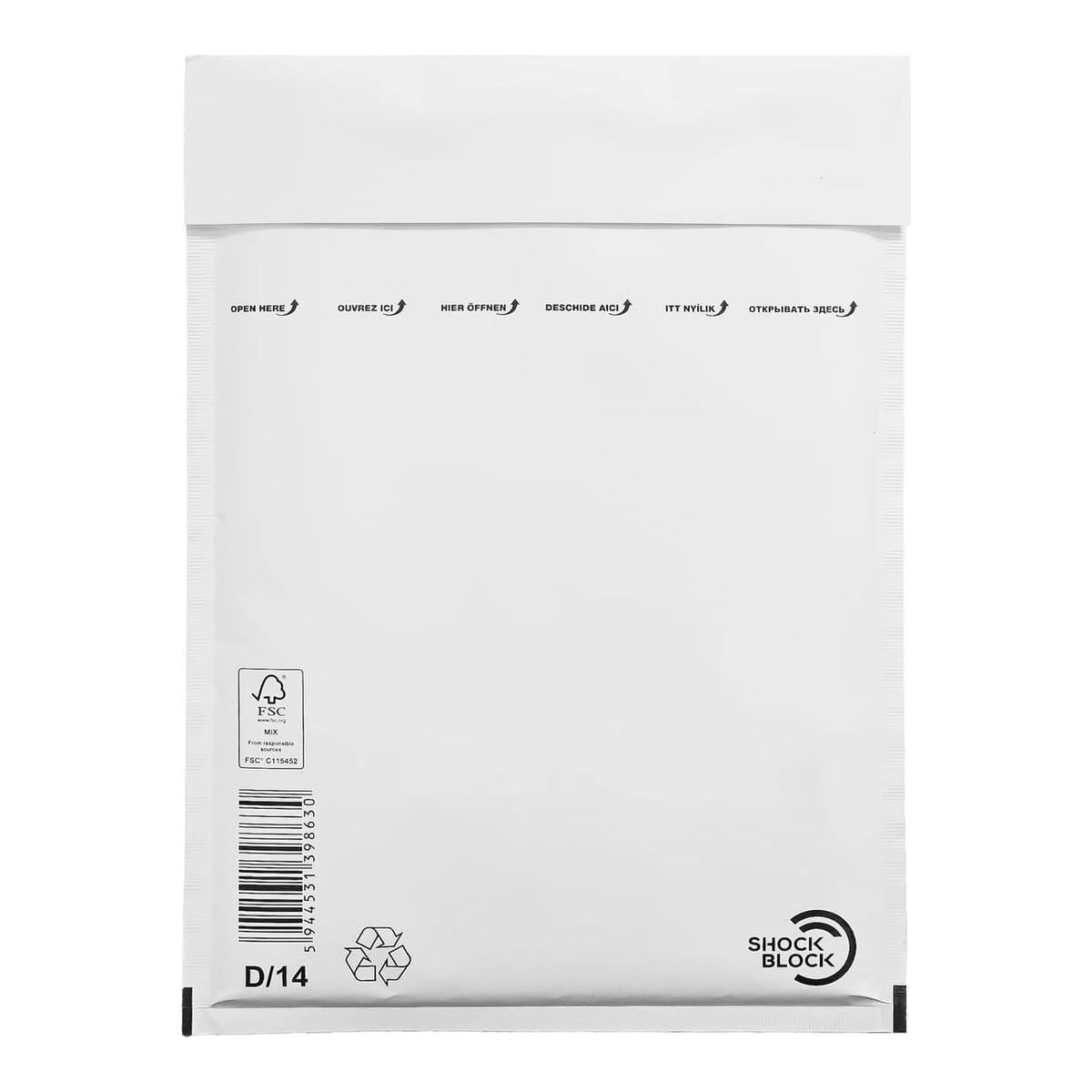 Plic Perna Aer D/14 EXT-200*275MM/INT-180*265MM Alb 100/ Gpv