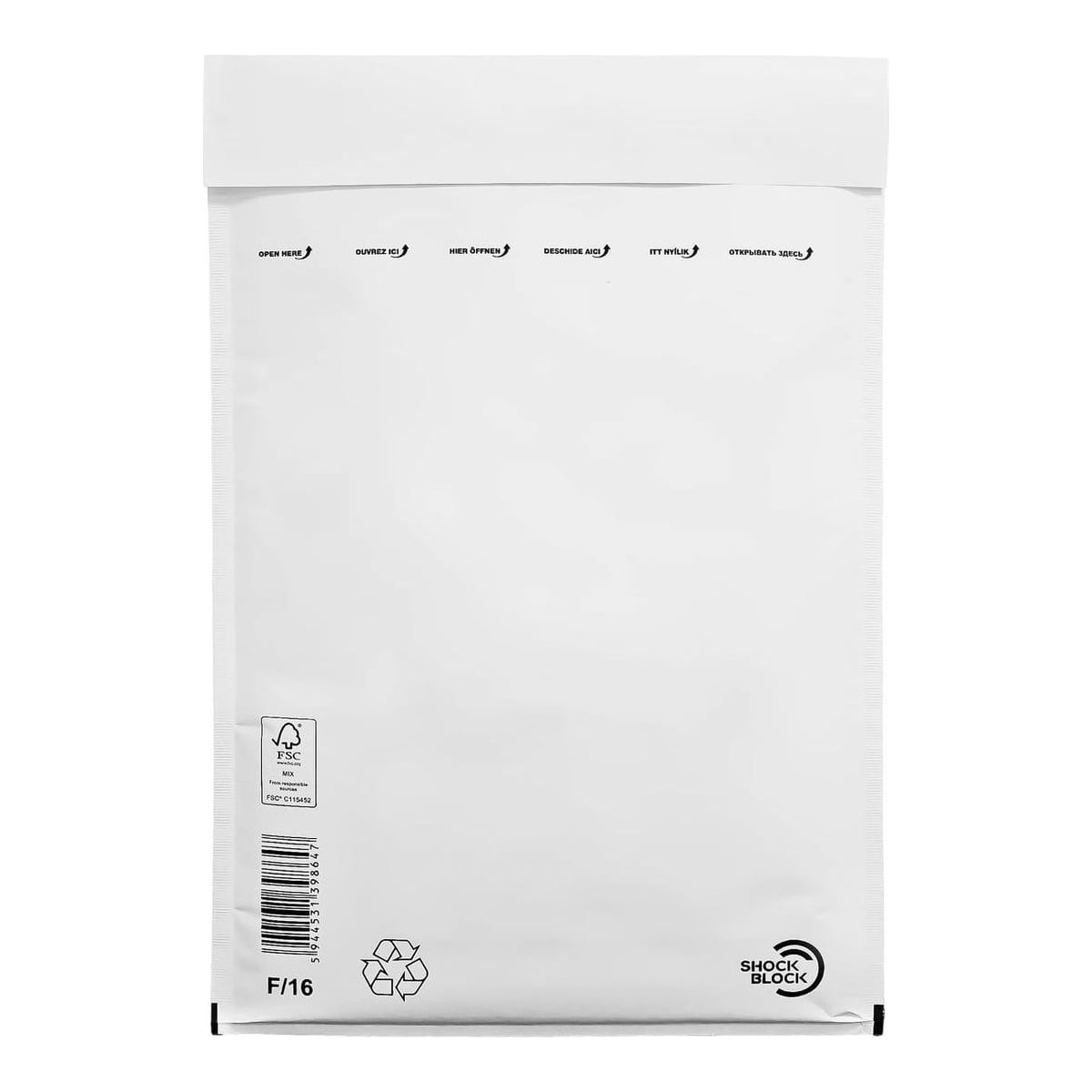 Plic Perna Aer F/16 EXT-240*350MM/INT-220*340MM Alb 100/C Gpv