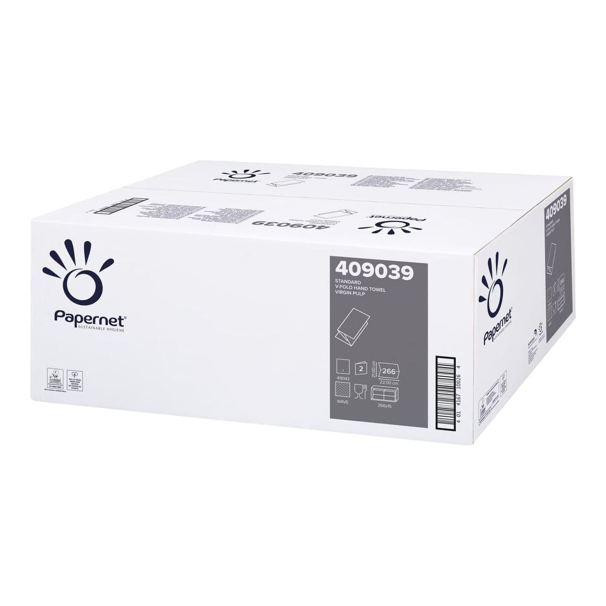Prosoape Hartie Albe In V 2STR 266/Set Papernet