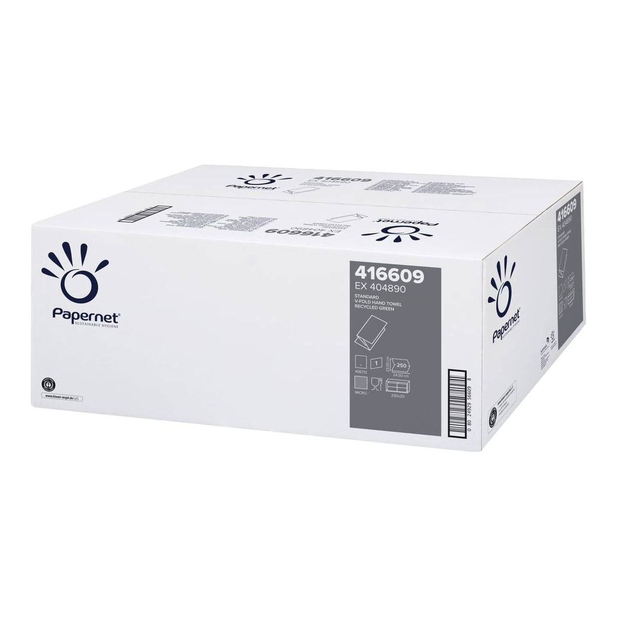 Prosoape Hartie Verzi In V Premium 250/Set Papernet