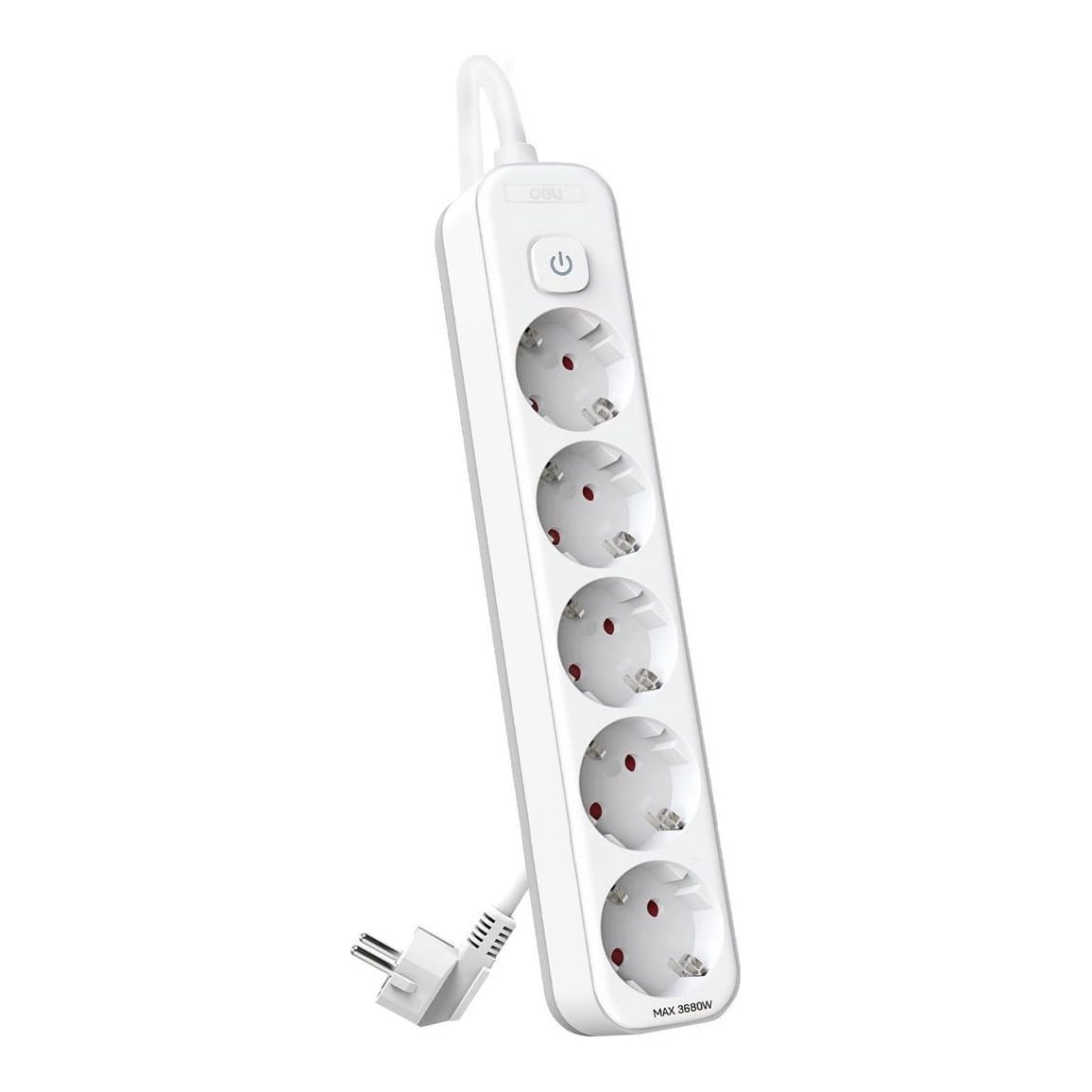 Prelungitor 1.8M 5 Prize Protectie Copii + Intrerupator Deli