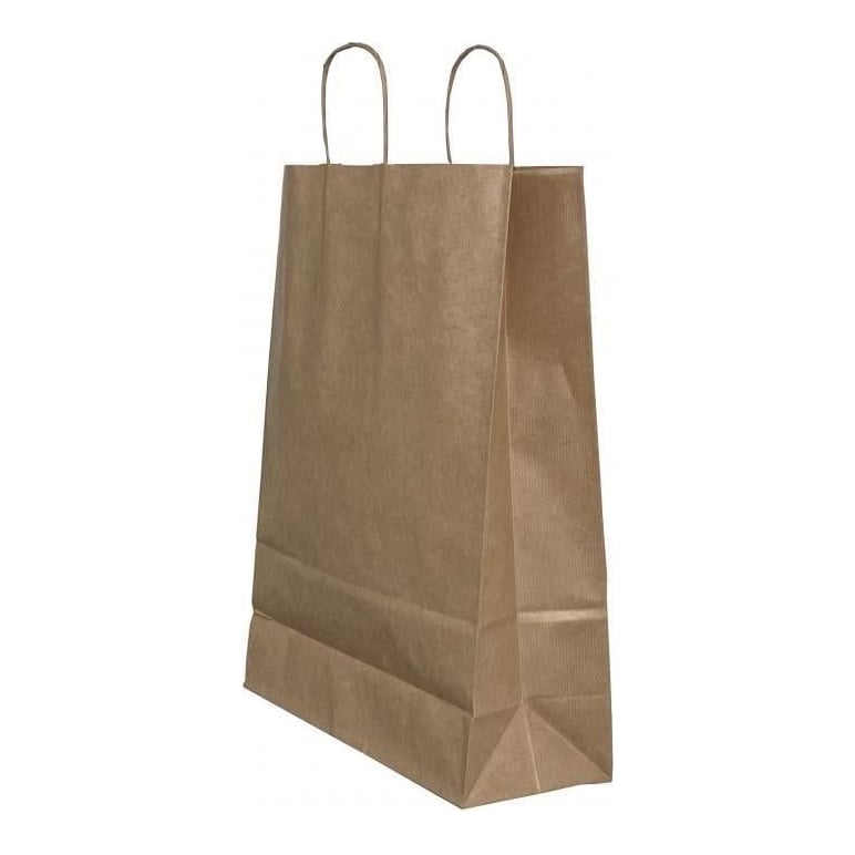Punga Hartie Maner Rasucit 45 X 17 X 48 Cm Maro/Maro Papiroti