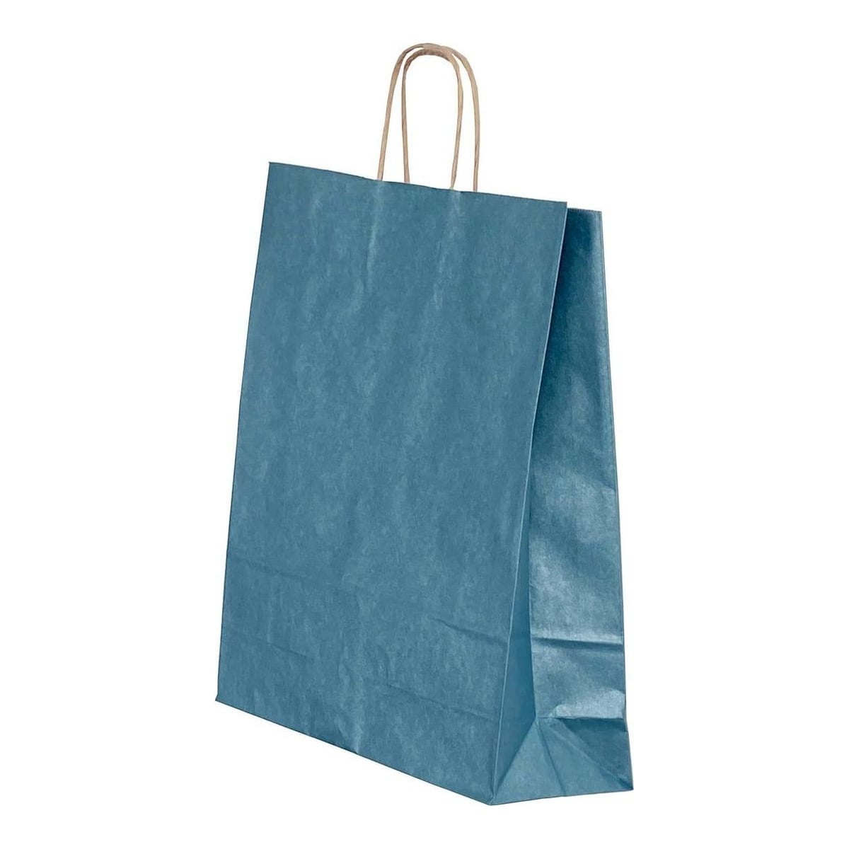 Punga Hartie Maner Rasucit 32 X 12 X 41 Cm Albastru/Maro Papiroti