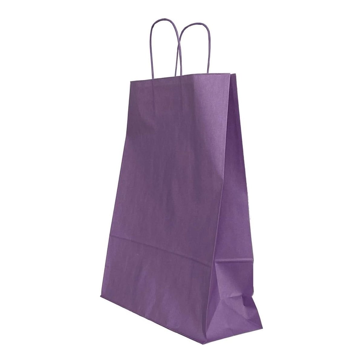 Punga Hartie Maner Rasucit 32 X 12 X 41 Cm Mov/Alb Papiroti