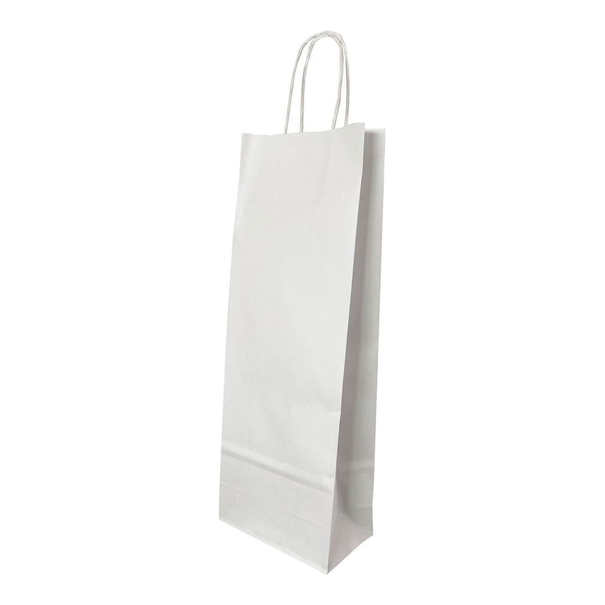 Punga Hartie Sticle Maner Rasucit 14 X 8 X 39 Cm Alb/Alb Papiroti
