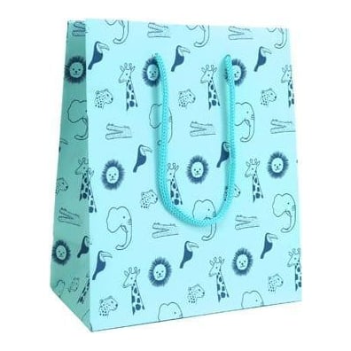 Pungi Cadou Petit Jungle Blue L 240 X 100 X 335 Mm Rotolux