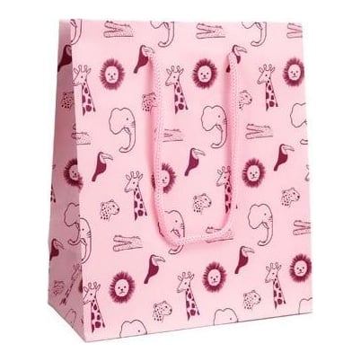 Pungi Cadou Petit Jungle Pink L 240 X 100 X 335 Mm Rotolux