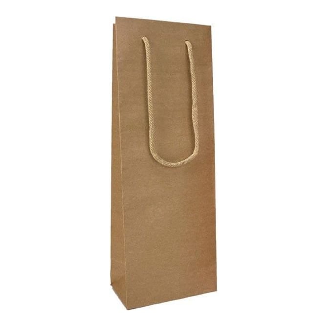 Pungi Cadou Sticla Maro Kraft 120 X 90 X 390 Mm Rotolux