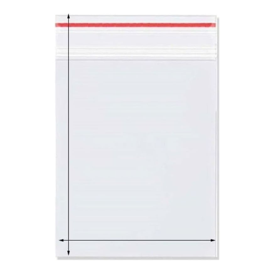 Pungi Cu Inchidere Zip 80*120MM 100/Set