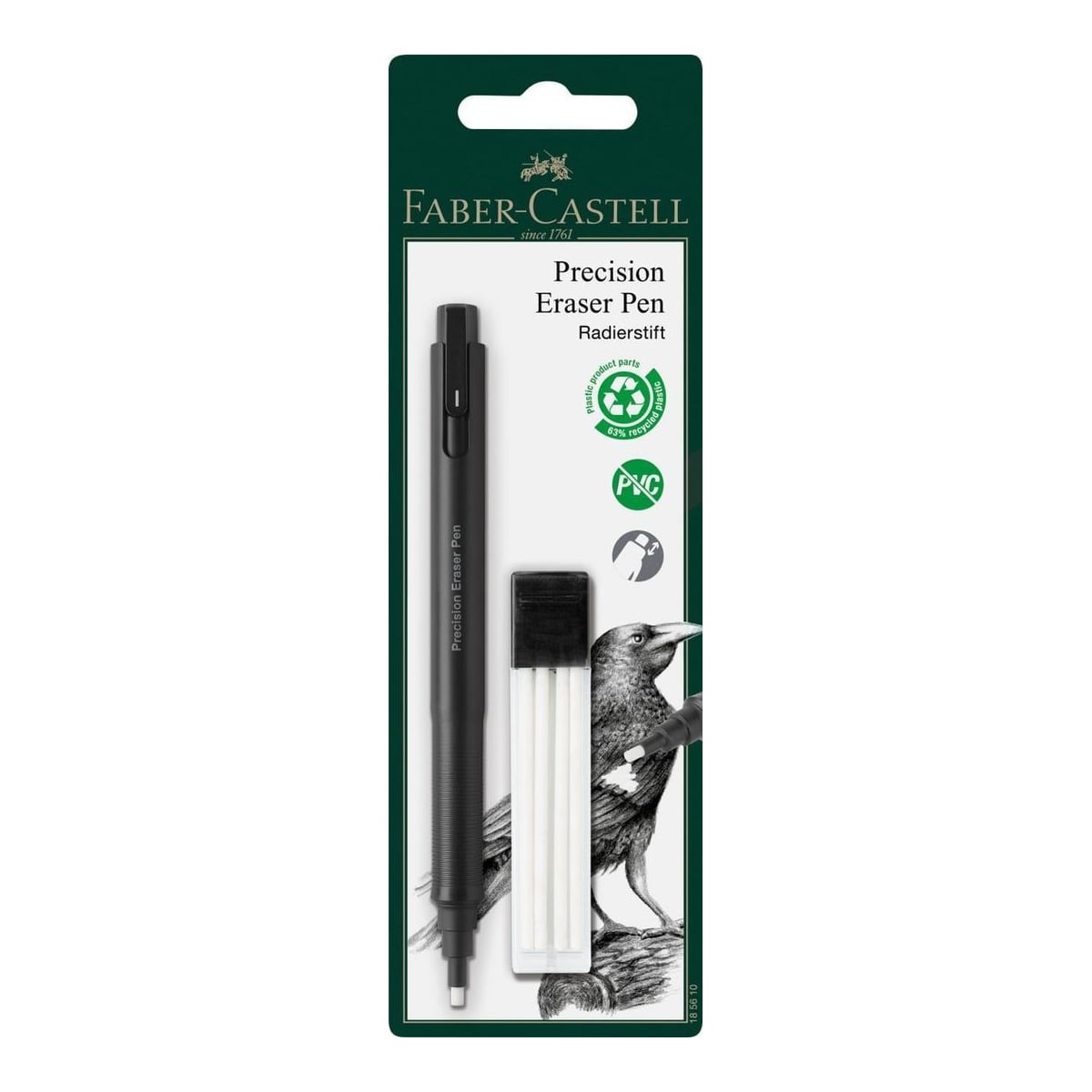 Radiera Creion Precision + Rezerve Faber-castell