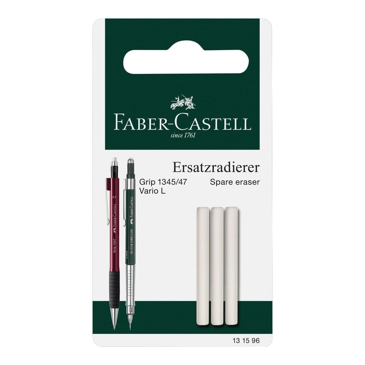 Faber-Castell Radiera Rezerva 3 Buc Pentru Creion Mecanic 1345/47 Faber-castel