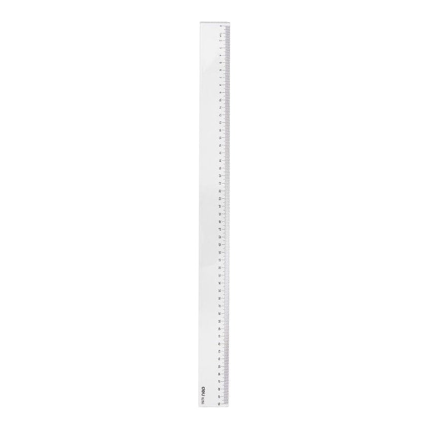 Rigla 50CM Transparenta Deli