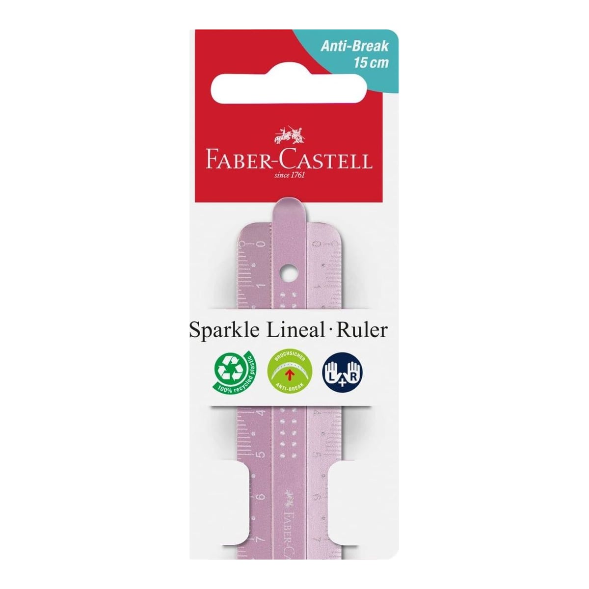 Rigla 15CM Sparkle Faber-castell
