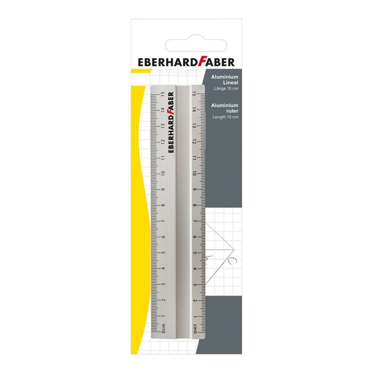 Rigla Aluminiu 15 Cm Eberhard Faber