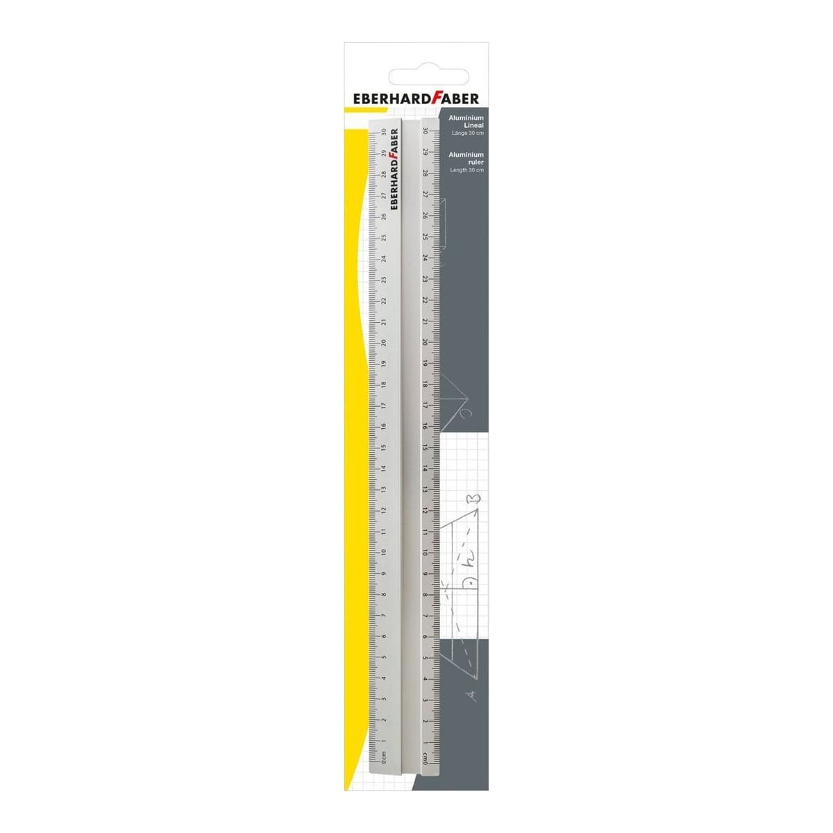 Rigla Aluminiu 30 Cm Eberhard Faber