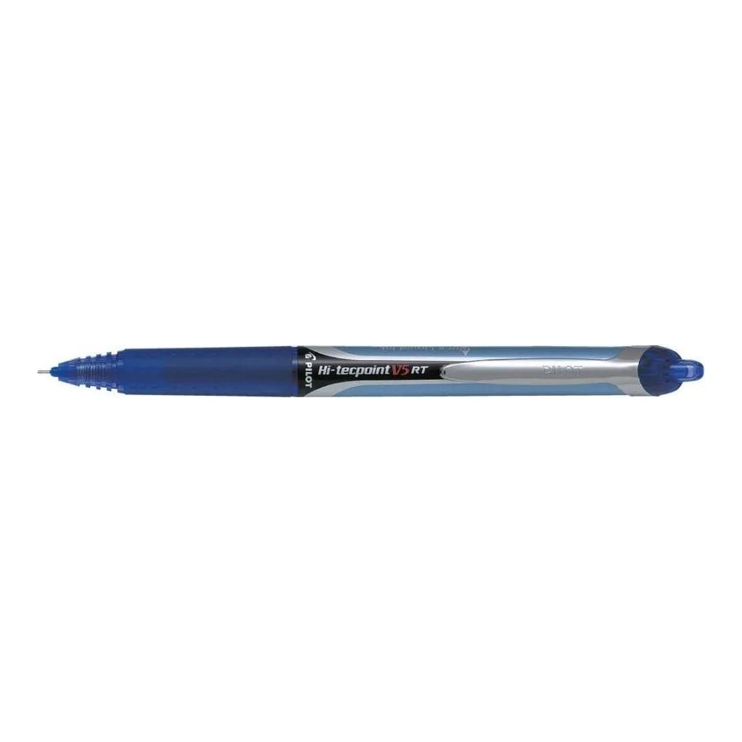 Roller 0.5MM V5 Albastru Hi-tecpoint Retractabil Pilot