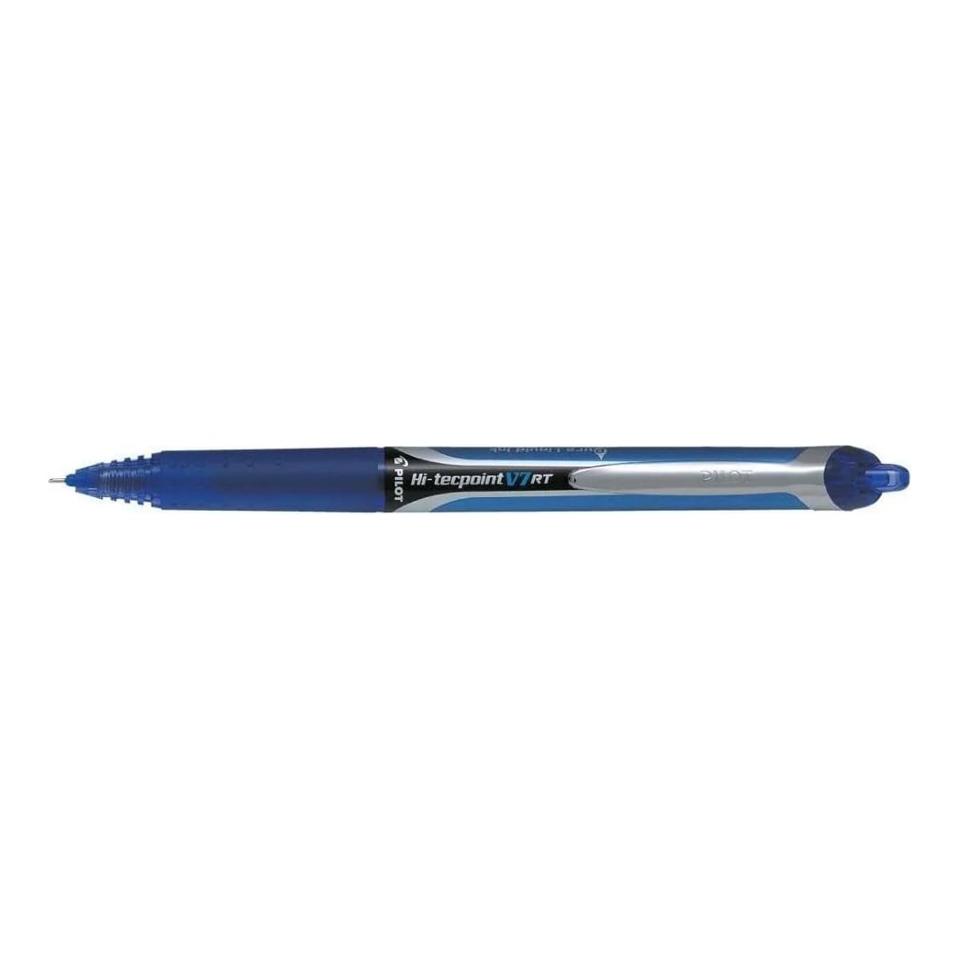 Roller 0.7MM V7 Albastru Hi-tecpoint Retractabil Pilot