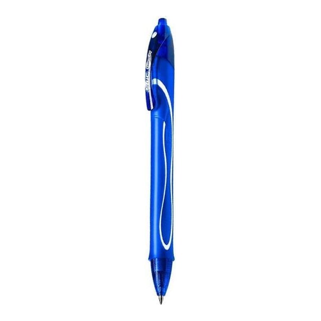 Roller 0.7MM Semi-gel Cu Mecanism Albastru Quick-dry Bic