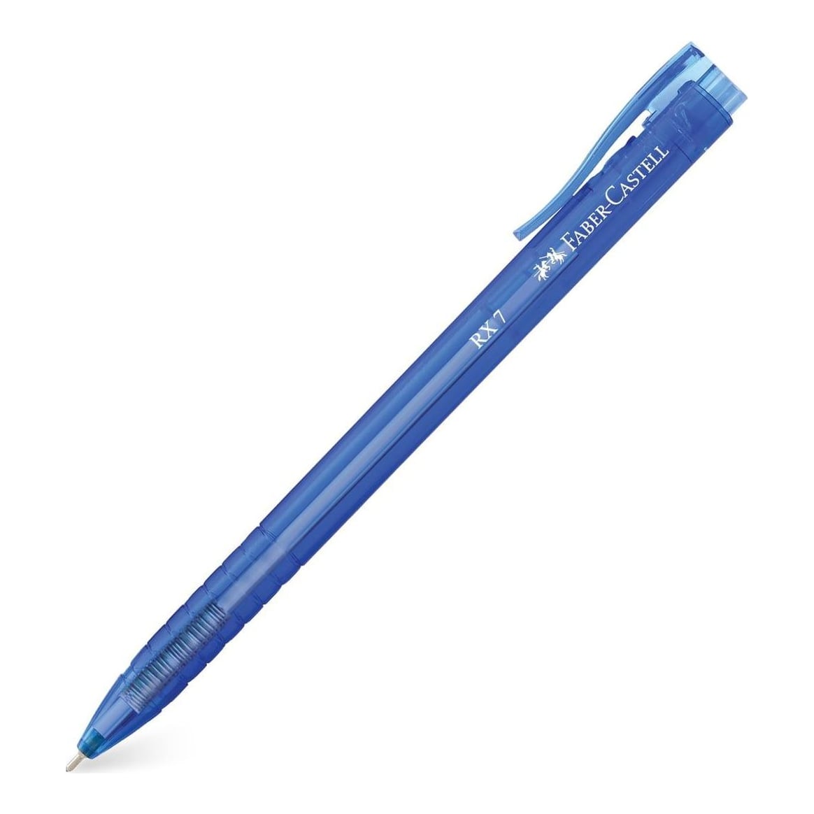 Roller 0.7MM Semi-gel Cu Mecanism Albastru RX7 Faber-castell
