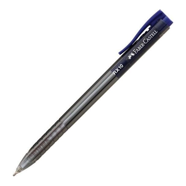 Roller 1.0MM Semi-gel Cu Mecanism Albastru RX10 Faber-castell