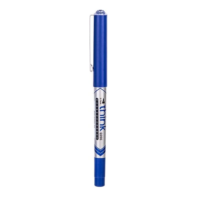 Roller Free Ink 0.7MM Albastru Think Deli