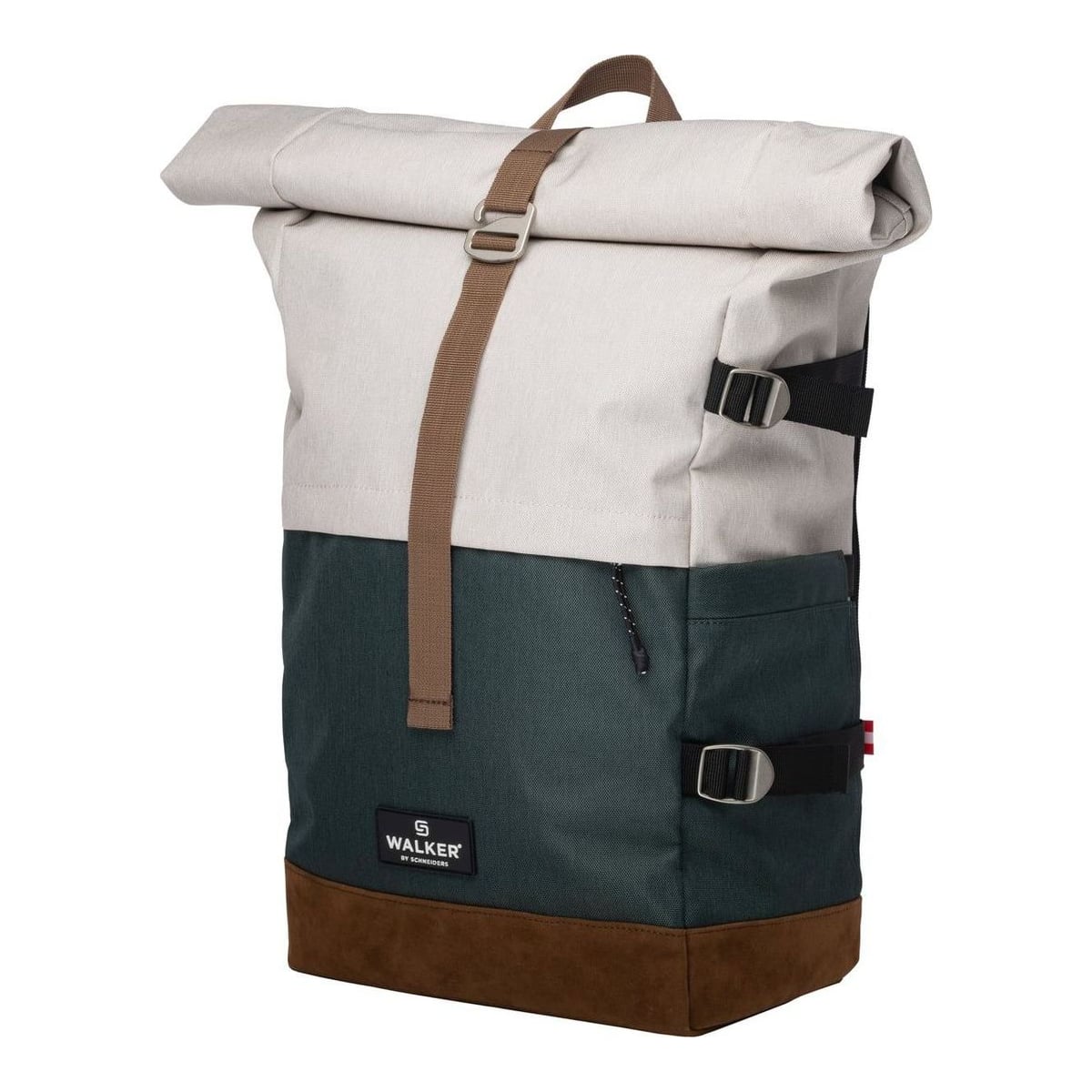 Schneiders Rucsac Rollup Bicolor Crem Popcorn-verde Walker