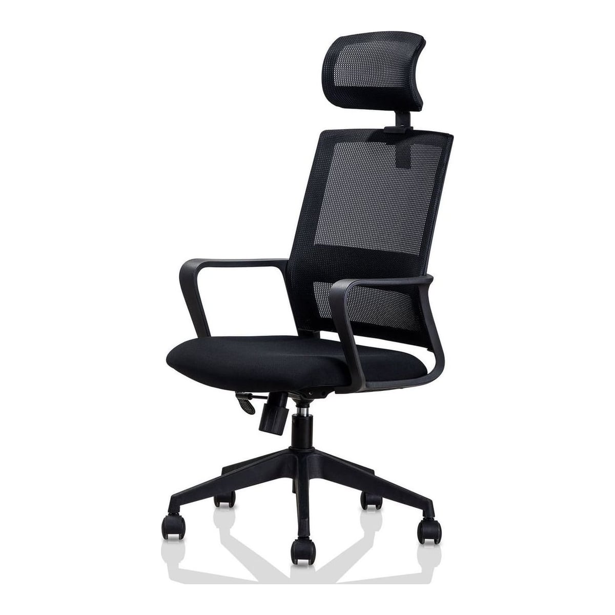 Scaun Birou Executive Spatar Mesh, Sist Roti Nylon, Tetiera 4503 Deli