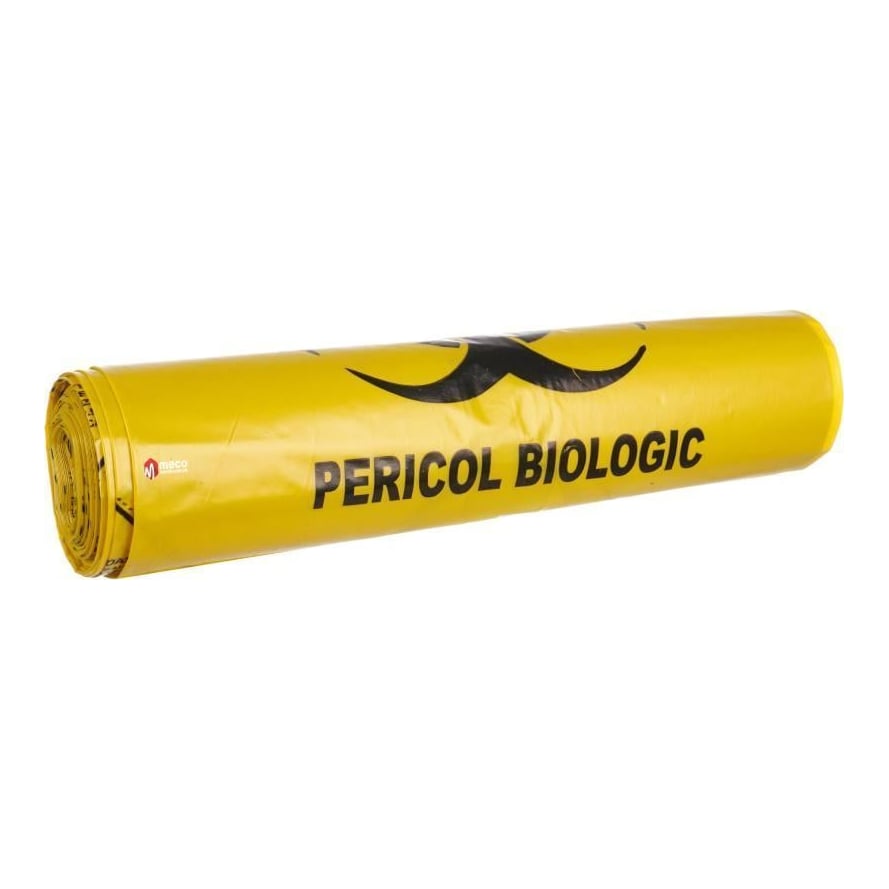 Saci Galbeni 20L " Pericol Biologic"